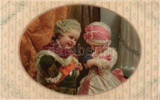 Baroque children couple, M. Munk Nr. 1121.