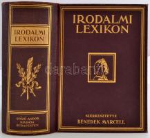 Irodalmi lexikon. Szerkeszti Benedek Marcell. Bp., 1927, Győző Andor k.. Aranyozott kiadói egészvászon kötésben. Nagyon szép állapotban.