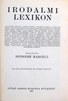 Irodalmi lexikon. Szerkeszti Benedek Marcell. Bp., 1927, Győző Andor k.. Aranyozott kiadói egészvász...