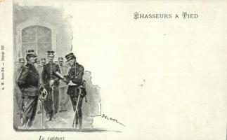 Chasseurs a Pied, La rapport / WWI French military, Light Infantry, the report s: Delonde (EK)