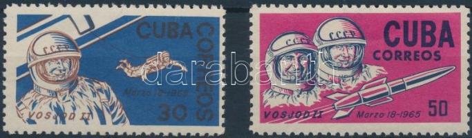 1965 Űrrepülés sor Mi 1008-1009