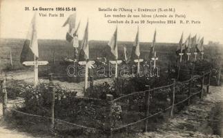 Étrépilly, Heroes graves of the battle of Ourcq