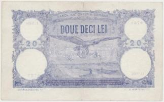 Románia 1929. 20L T:III
Romania 1929. 20 Lei C:F