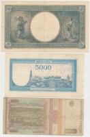 Románia 1943-1999. 10L-100.000L (10xklf) bankjegy T:III
Romania 1943-1999. 10 Lei - 100.000 Lei (10...