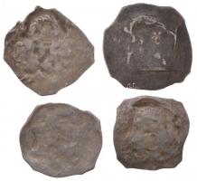 Ausztria ~1200. 4db Friesachi Denar Ag T:3 
Austria ~1200. 4pcs of diff. Friesach Denar Ag C:F