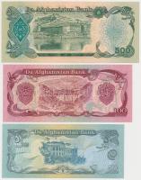 Afganisztán 1979-1991. 50A + 100A + 500A T:I
Afghanistan 1979-1991. 50 Afghanis + 100 Afghanis + 50...