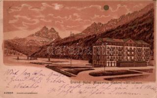 Auronzo di Cadore, Grand Misurina Hotel, Kunstanstalt Lautz &amp; Isenbeck A 25154. litho (small tear)