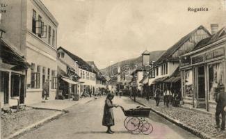 Rogatica, street, shops (Rb)