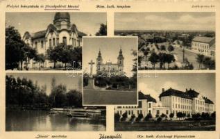 19 db RÉGI városképes képeslap Magyarországról, vegyes minőség / 19 old Hungarian town-view postcards, mixed quality