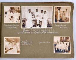 cca 1930 A Berettyóújfalui Tisza István kórház épületei, orvosai, berendezései, mentőállomása 69 fot...