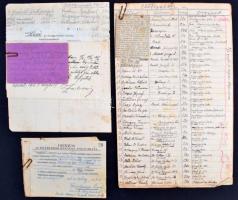 1924 Az aradi Genius folyóirat előfizetői jegyzéke, dokumentumai, Franyó Zoltán (1887-1978)író, fősz...