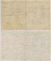 1918. 25K (2x) "3009" + "3035" mindkettő 3mm és sima hátlappal T:III