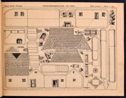 1930 Szent István országa-Székely földről. I sorozat, 1 füzet. Kivágós, összeragasztandó papírházak,...