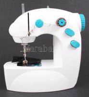 Hordozható mini varrógép, eredeti dobozában, 21×21 cm