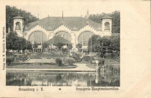 Strasbourg, Orangerie Hauptrestauration / restaurant (EK)