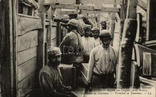 WWI French military, Linguet region, trenches of Tourency