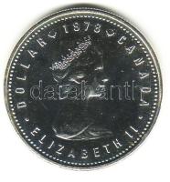 Kanada 1978. "Nemzetközösségi játékok-Edmonton" 1$ Ag T:PL