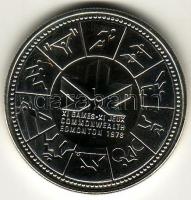 Kanada 1978. "Nemzetközösségi játékok-Edmonton" 1$ Ag T:PL