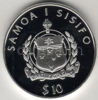Samoa 2003. "SMS Adler-hajó" 10$ Ag T:PP