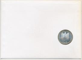 Németország 1993J 10M Ag "Robert Koch" érme felbélyegzett borítékban, német nyelvű informá...