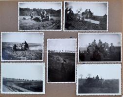 cca 1950 A rurális, vidéki élet képei. A Talajjavító vállalat munkái vidéken, családi fotókat is tar...