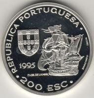 Portugália 1995. "Albuouerque-hajó" 200Esc Ag T:PP