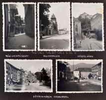 cca 1935 Ausztriai és svájci utazás képei. Közel 200 fotó szépen gyűjtve, feliratozva albumban kis o...