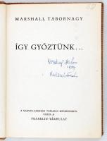 Marshall tábornagy: így győztünk... Bp., Franklin. Kiadói lenvászon kötés, belsejében ex librisszel,...