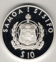 Samoa 1994. "Pérouse grófja-hajó" 10$ Ag T:PP