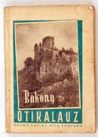 Dr. Darnay-Dornyay Béla. Bakony útikalauz. Bp., 1957, Sport. 271+XVI p. Térképmelléklettel. Kiadói papírkötésben. Az utolsó lap és a hátsó tábla enyhén sérült.