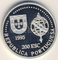 Portugália 1995. "Ausztrália-hajó" 200Esc Ag T:PP