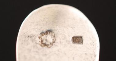 6 db különféle ezüst (Ag.) kiskanál, jelzettek, különböző méretben, nettó 80 g