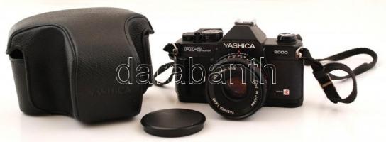 Yashica FX-3 Super 2000 fényképezőgép ML 50mm 1:1.9 lencsével, tokban, jó állapotban / Yashica FX-3 Super 2000 photo camera