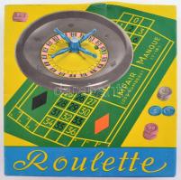 Retro Roulette, eredeti dobozában, magyar nyelvű tájékoztatóval, 23×23 cm