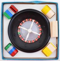 Retro Roulette, eredeti dobozában, magyar nyelvű tájékoztatóval, 23×23 cm