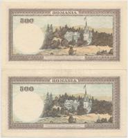 Románia 1940-1941. 500L (2x) + 1941-1943. 1000L (2x) T:I-(csak 1db),III
Romania 1940-1941. 500 Lei ...