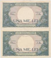 Románia 1940-1941. 500L (2x) + 1941-1943. 1000L (2x) T:I-(csak 1db),III
Romania 1940-1941. 500 Lei ...