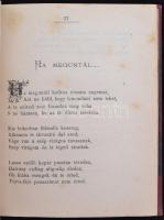 Kótai Lajos: Költemények. Szatmár, 1879. Szabadsajtó nyomdája. 270 p. Könyvkötői élvászonkötésben. D...