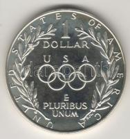USA 1988. "Olimpia,szabadság" 1$ Ag T:PP