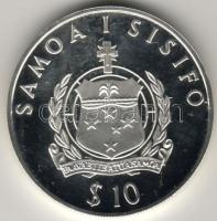 Samoa 1996. "Eendracht-hajó" 10$ Ag T:PP