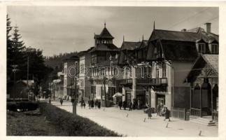 Borszék, Borsec; Szent István út / street