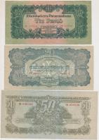 1944. 1P-1000P (8xklf) teljes sor "A Vörös Hadsereg Parancsnoksága" T:III,III-,IV