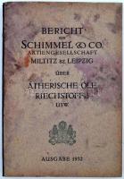 1932 Német vegyiárú forgalmazó cég képes ismertető füzete, a különböző vegyi anyagok elkészítésének ...