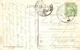 Vöröstorony, Turnu Rosu; vasútállomás, kiadja Graef Károly / railway station