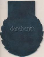 1978. "30 éves az MHSZ (Magyar Honvédelmi Szövetség)" zománcozott Br plakett (109x78mm) T:...