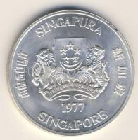 Szingapúr 1977. "Hajó" 10$ Ag T:1