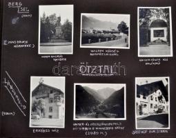 1937-1938 Ausztriai és németországi utazás képei. kb 230 fotó szépen gyűjtve, feliratozva albumban k...