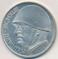 Olaszország 1943. 20L "Mussolini" fantáziaveret T:2
Italy 1943. 20 Lire "Mussolini&q...