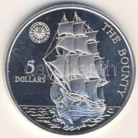 Niue 1992. "Bounty-hajó" 5$ Ag T:PP