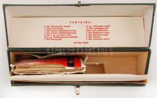 Dr. Bayer és Társa elsősegély készlet, összeállította Dr. Ruszwurm Rezső, a BÖME igazgató-főorvosa, ...